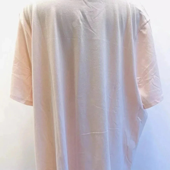 New SONOMA Women Short Sleeve Round Neck Pullover Pink T-Shirt Plus Size 4X - Picture 8 of 10